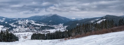 Зимова панорама Славське