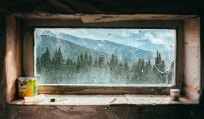 Вид из окна колибы на Кукуле
